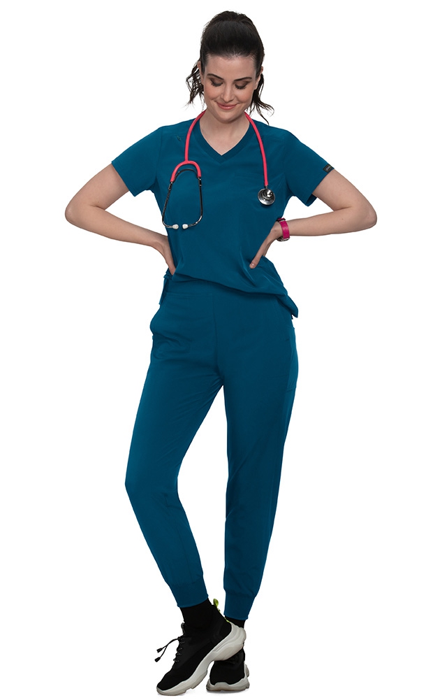 SCPU Hospital - Registered Nurse (Women's Fit Solid Scrub Top and