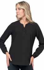 1035 Zavate Hospitality Stretch Blouse with 3/4 Roll Sleeves