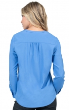 1035 Zavate Hospitality Stretch Blouse with 3/4 Roll Sleeves