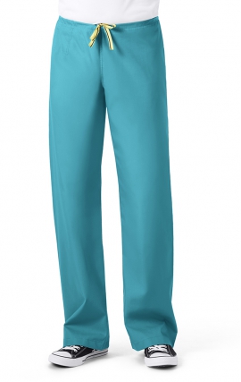 5006 WonderWink Origins Papa – Pantalon d’uniforme unisexe avec cordon - Real Teal