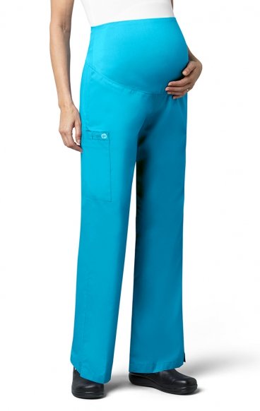 *VENTE FINALE LIGHT TURQUOISE 545 WonderWORK Pantalon de cargaison maternité