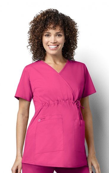 *VENTE FINALE FUCHSIA 145 WonderWORK Haut de maternité - Style croisée