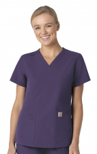 C12113 Carhartt Force Haut à Col en V Moderne pour Femmes