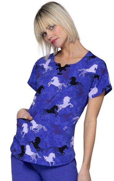 *FINAL SALE Round Neck Top in Always Be A Unicorn - HeartSoul Prints