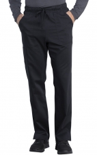 Unisex Mid Rise Straight Leg Pant in Black - Cherokee WW Revolution Tech