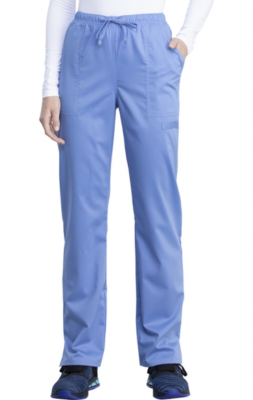 WW041ABT TALL Mid Rise Straight Leg Drawstring Pant - Cherokee WW Revolution Tech WW041ABT TALL Mid Rise Straight Leg Drawstring Pant - Cherokee WW Revolution Tech