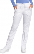 Mid Rise Straight Leg Drawstring Pant - Cherokee WW Revolution Tech