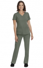 9560 Rebecca HH Works de Healing Hands Pantalon Scrub Cargo jambe droite à 6 poches avec cordon de serrage