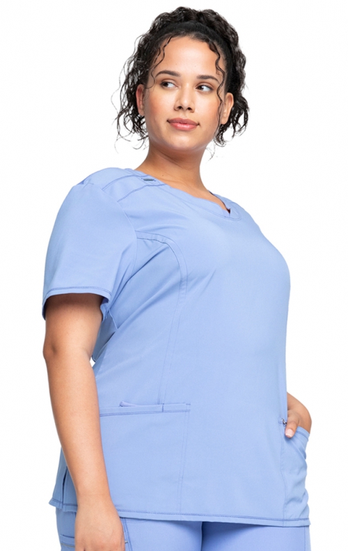 2624A Round Neck Top by Infinity with Certainty® Antimicrobial ...