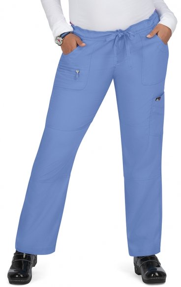 *VENTE FINALE L 721P Petite Koi Lite ™ Pantalon Peace à jambe droite avec cordon à la taille