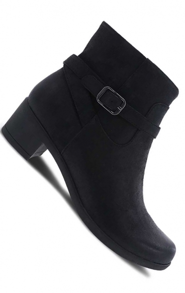 *VENTE FINALE Cagney Black Burnished Suede Boot by Dansko