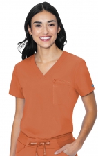 8482 Med Couture Peaches 1 Pocket Top