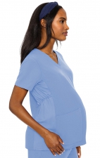 8459 Med Couture Plus One Maternity V-Neck Scrub Top