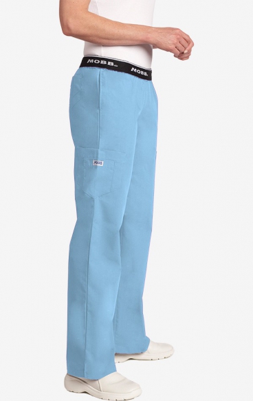 *VENTE FINALE SKY BLUE 312P Pantalon Boot Cut Flip Flap de MOBB