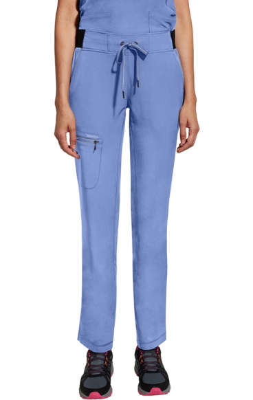 9152P Petite Healing Hands HH360 Nisha Rib Knit Waistband Pant