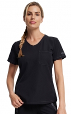 DK739 Dickies Dynamix Rounded V-Neck Top