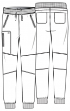 DK111 Dickies Dynamix Pantalon Jogger avec 5 Poches pour Hommes