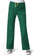 5036 WonderWink Origins Sierra Unisex Scrub Pant - Hunter Green