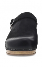 Berry Black Burnished Nubuck Mule par Dansko