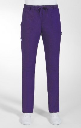 *VENTE FINALE EGGPLANT 412P Pantalon MOBB confort hausse avec cordon et élastique pour Femmes