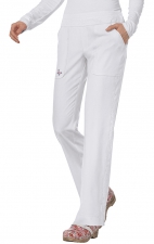727 Koi Mariposa Maddi – Pantalon d’uniforme avec taille élastique - White