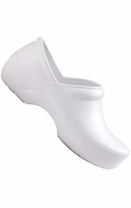 Guardian Angel White Sabot Unisexe Antidérapant de EVA Moulé par Anywear Footwear