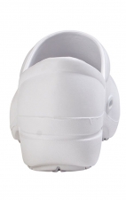 Guardian Angel White Unisex Slip Resistant Molded EVA Step In Clog by Anywear Footwear