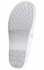 Guardian Angel White Unisex Slip Resistant Molded EVA Step In Clog by Anywear Footwear