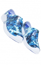 Sabot Journey Blue Blooms Unisexe Antidérapant par Anywear Footwear