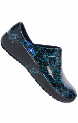 Journey Sea Sketch Unisex Slip Resistant Clog by Anywear Footwear