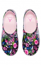 SR Angel Carnations In Bloom Anti-Slip Women's Clog from Anywear Footwear
