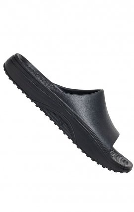 Vibe Black Sandale à Glissement Unisexe par Anywear Footwear