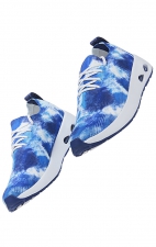 Bolt Navy Mist/White Breathable Slip-Resistant Women's Sneaker from Infinity Footwear by Cherokee