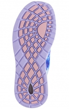 Bolt Pastel Watercolor Breathable Slip-Resistant Women's Sneaker from Infinity Footwear by Cherokee