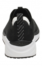 Everon Knit Black/White Lightweight Slip-Resistant Women's Sneaker from Infinity Footwear by Cherokee