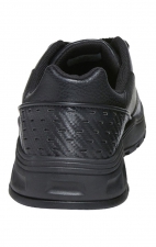 Flow Black Sneaker en Cuir Véritable Antidérapant de Infinity Footwear par Cherokee