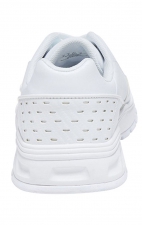 Flow White Sneaker en Cuir Véritable Antidérapant de Infinity Footwear par Cherokee