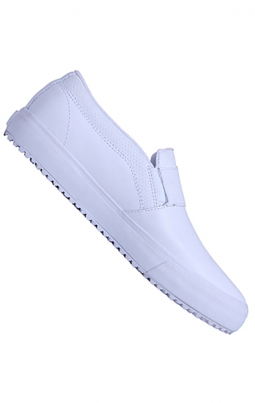 Rush White Slip Resistant Slip On Sneaker from Infinity Footwear by Cherokee