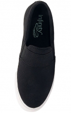 Rush TX Black/White Chaussures Slip On Antidépartante et Résistant à l'Eau pour Femmes de Infinity Footwear par Cherokee