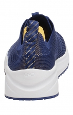 Men's Everon Knit Navy/White Wide Lightweight Slip-Resistant Sneaker from Infinity Footwear by Cherokee