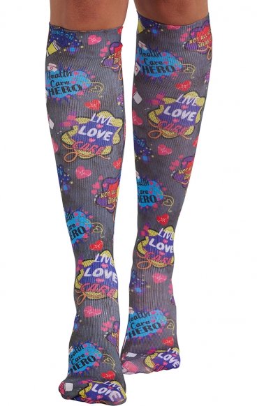 Comfort Support Healthcare Heroes Chaussettes Haut Compression a Hauteur des Genoux de Cherokee Comfort Support Healthcare Heroes Chaussettes Haut Compression a Hauteur des Genoux de Cherokee