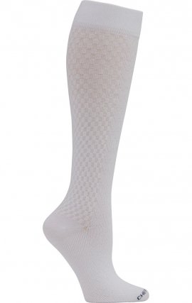 True Support Bleach (4 Pairs) Medium Compression Knee High Socks by Cherokee