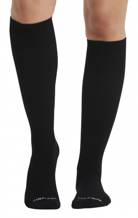 LX Support Onyx Unisex Medium Compression Knee High Socks with Arch Support by Cherokee