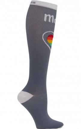 Print Support More Love Women's Graduated Medium Support Compression Socks by Cherokee