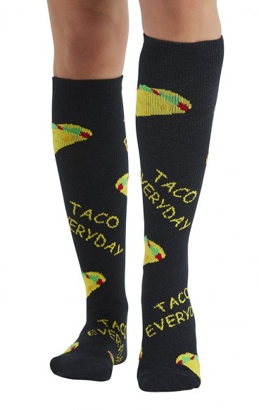 Print Support Taco Everyday Chaussettes de Compression Moyen Gradué pour Femmes par Cherokee