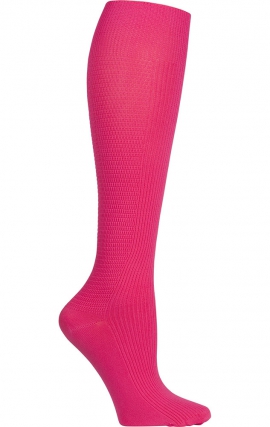 Neon Pink Gradient Compression Socks with 3D Lycra (4 Pairs) by Cherokee