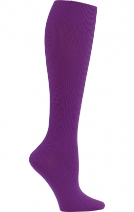 Neon Purple Gradient Compression Socks with 3D Lycra (4 Pairs) by Cherokee