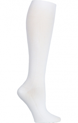 Men's White Gradient Compression Socks with 3D Lycra (4 Pairs) by Cherokee