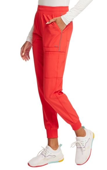 *FINAL SALE ROOFTOP RED CK080A Mid Rise Jogger - Cherokee Infinity - Antimicrobial