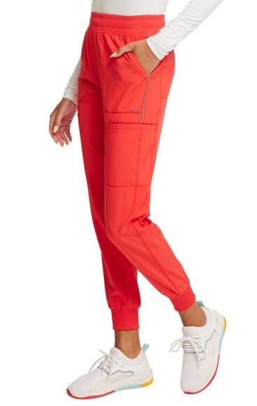 *FINAL SALE ROOFTOP RED CK080A Mid Rise Jogger - Cherokee Infinity - Antimicrobial